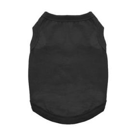 Cotton Dog Tank - Jet Black (Option: Large)