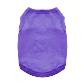 Cotton Dog Tank - Ultra Violet (Option: X-Large)