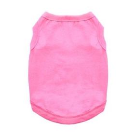 Cotton Dog Tank - Carnation Pink (Option: Small)