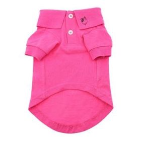 Solid Dog Polo - Raspberry Sorbet (Option: 3X-Large)