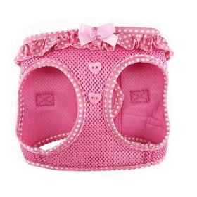 American River Choke Free Dog Harness Polka Dot Collection - Pink Polka Dot (Option: X-Small)