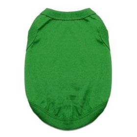 Cotton Dog Tank - Emerald Green (Option: Large)