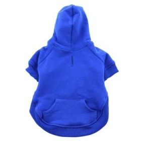 Flex-Fit Dog Hoodie - Blue (Option: 4X-Large)