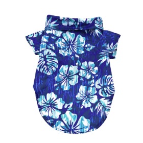Hawaiian Camp Shirt - Vintage Hibiscus (Option: Medium)