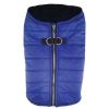 Zip-up Dog Puffer Vest - Navy Blue
