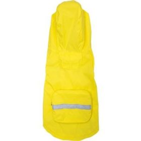 Packable Raincoat - Yellow (Option: 2X-Large)