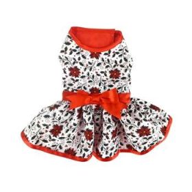 Holiday Dog Harness Dress - Holly (Option: Large)