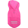 Slicker Raincoat with Striped Lining - Raspberry Pink
